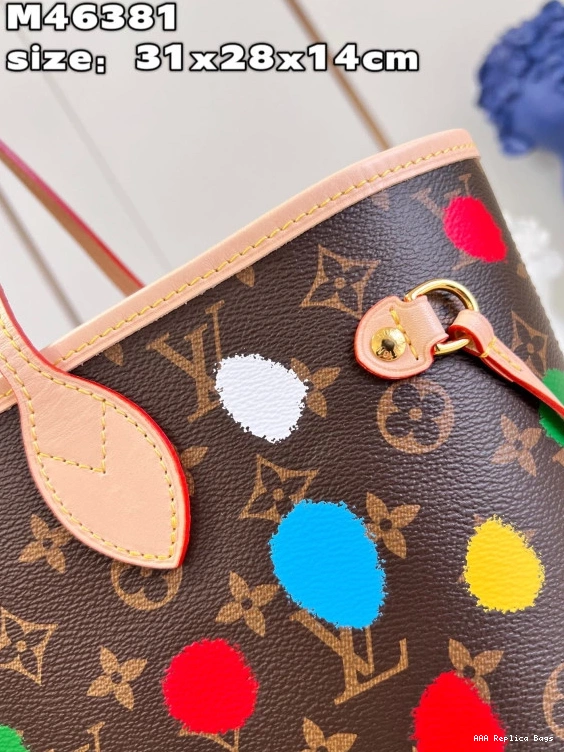Aaa replica bags MM LOUIS YK NEVERFULL VUITTON x 0727